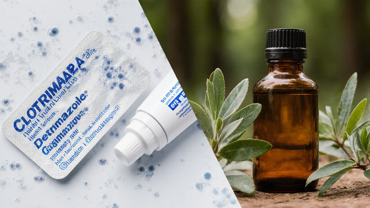 Comparison: Tea Tree Oil vs. Conventional Antifungals
