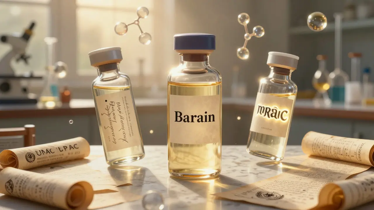 Drug Nomenclature: Chemical, Generic, and Brand Names Explained